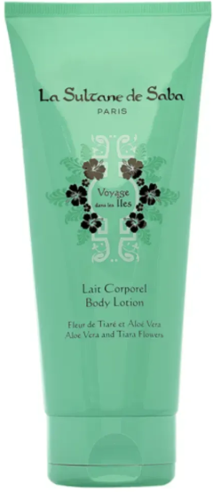 La Sultane de Saba Lait Tahiti Tiare Flower Aloe Vera Body Lotion