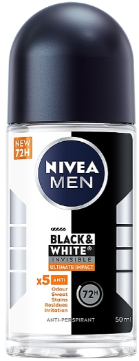 NIVEA MEN Deo Roll Black And White Ultimate Impact