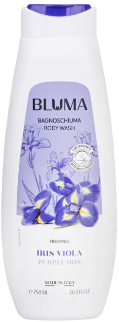 Bluma Body Wash Gel Purple Iris