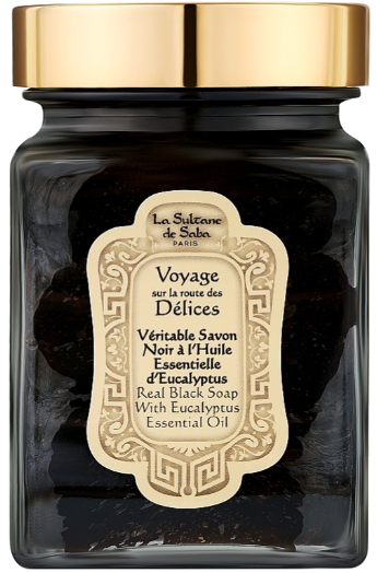 La Sultane De Saba Authentic Eucalyptus Black Soap