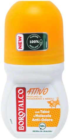 Borotalco Active Profumo di Mandarino e Neroli odor-converter Deo Roll On