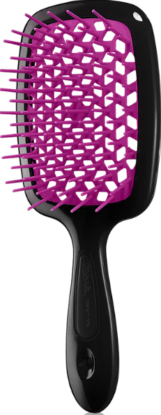 Janeke 1830 Superbrush Small Black and Purple Color