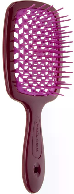 Janeke1830 Superbrush Small  Burgundy With Fuchsia Color