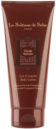 La Sultane de Saba Voyage Balinais Body Lotion Lotus and Frangipani Flower