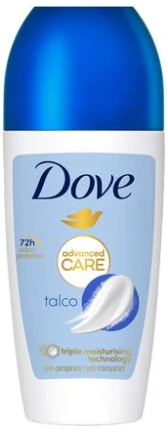 Dove Advanced Care Talco Deodorant Roll-On