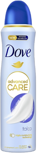 Dove Advanced Care Talco Deodorant