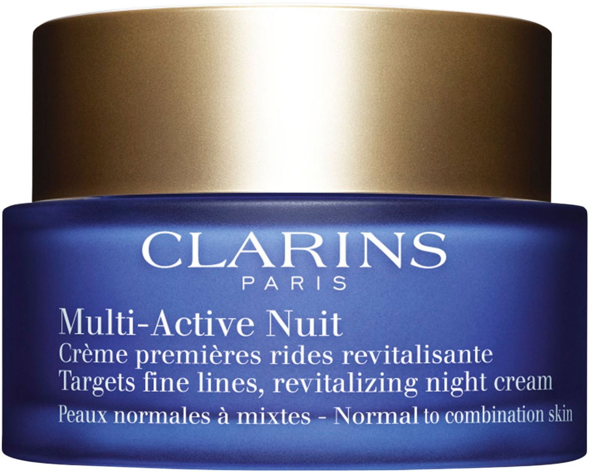 купити Clarins Multi-Active Nuit Targets Fine Lines, Revitalizing Night Cream Normal to Combination Skin - profumo