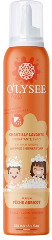 O'lysee Whipped Shower Foam 3 in 1 Peach And Apricot