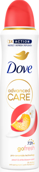 Dove Advanced Care Go Fresh Peach and White Blossom Anti-perspirant