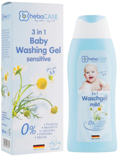 HebaCARE Washing Gel 3 in 1