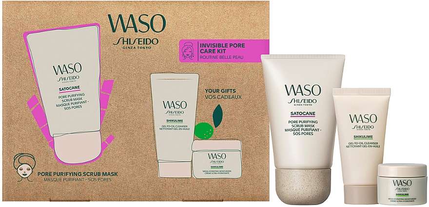 Купити Shiseido Waso Pore Purifying Scrub Mask Kit - Profumo