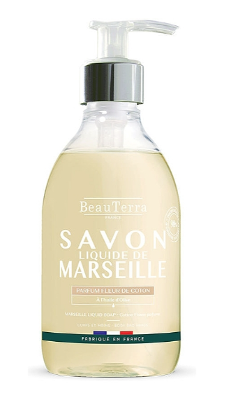 BeauTerra Marselle Liquid Soap Cotton Flower